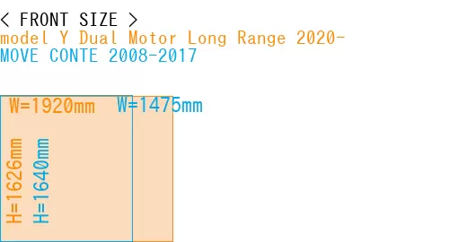 #model Y Dual Motor Long Range 2020- + MOVE CONTE 2008-2017
